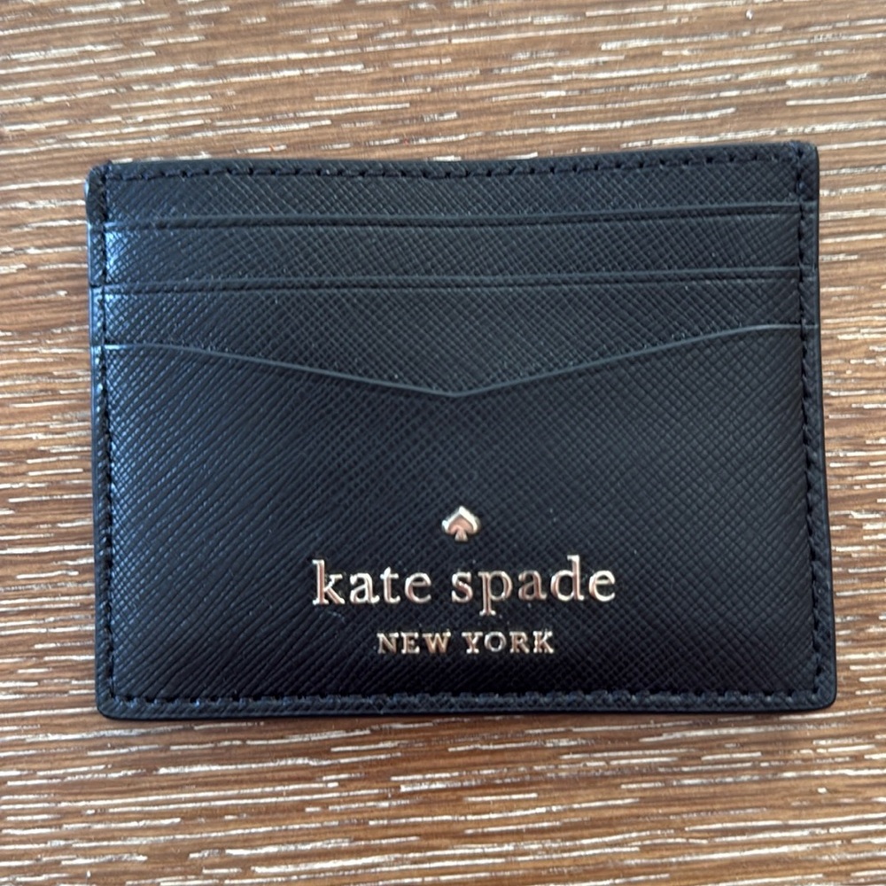 Black Kate Spade credit card holder